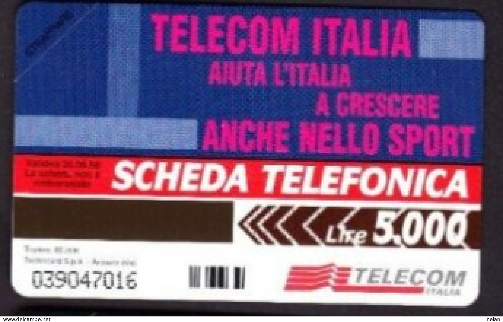 SCHEDA TELEFONICA - ITALIA - TELECOM - LA GAZZETTA DELLO SPORT - Öff. Sonderausgaben