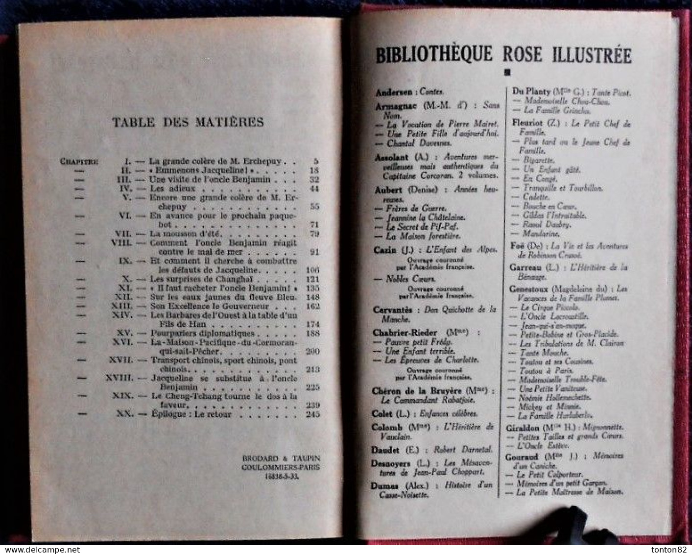 M.M. D'Armagnac - Loin du nid - Bibliothèque Rose Illustrée - ( 1933 ) .