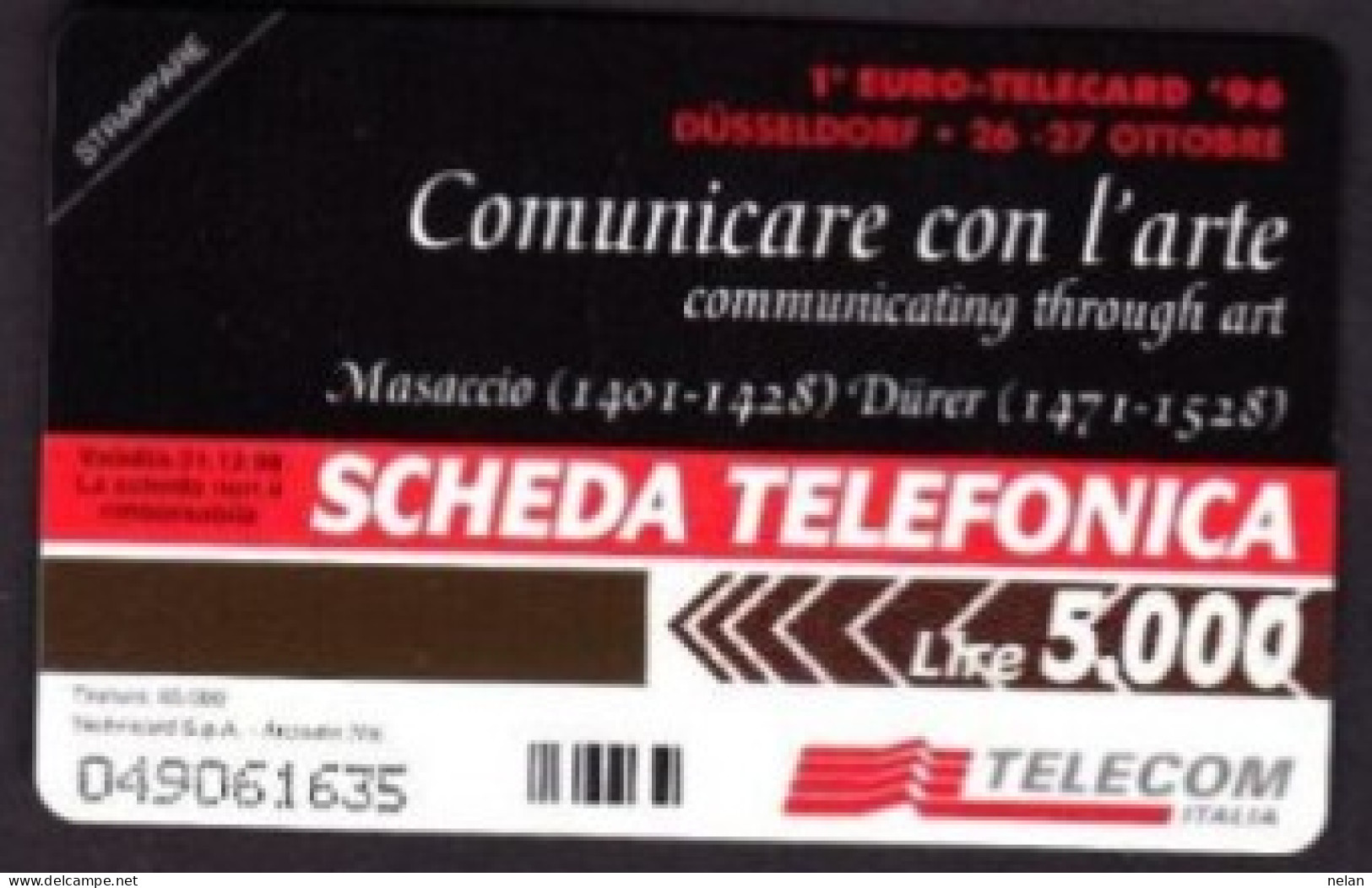 SCHEDA TELEFONICA - ITALIA - TELECOM - COMUNICARE CON L ARTE - Öff. Sonderausgaben