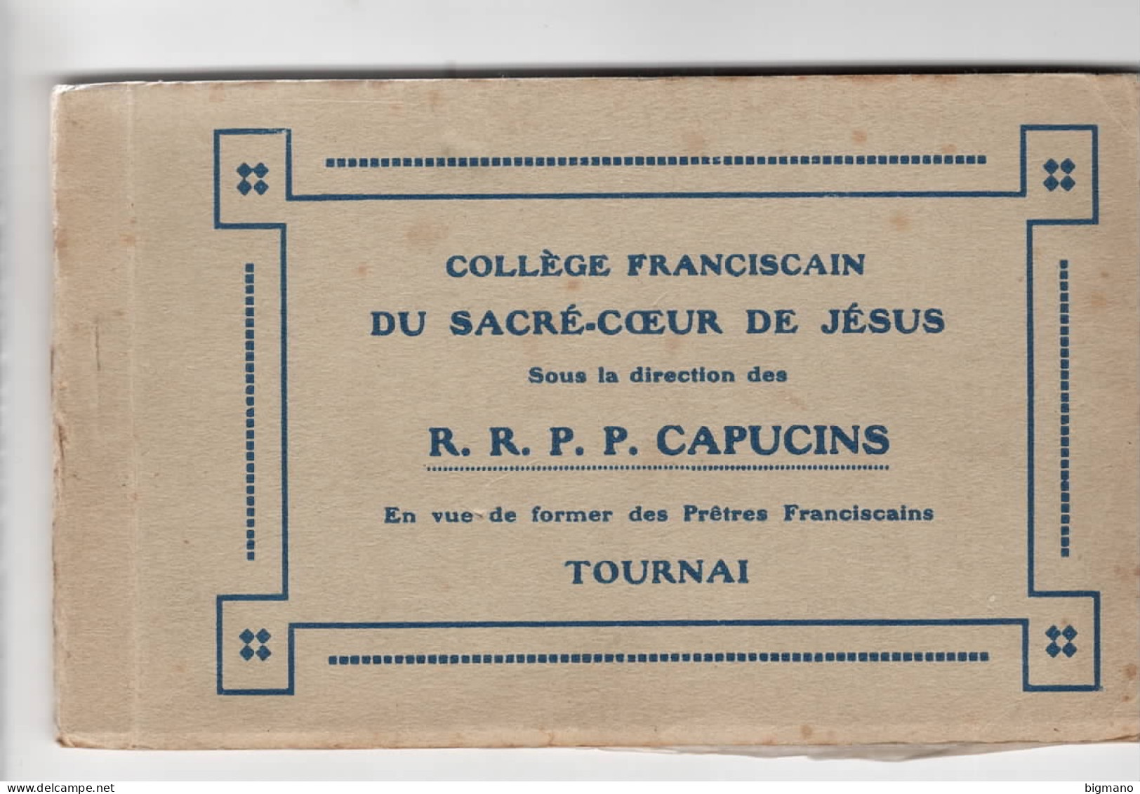 Tournai Collège Franciscain Du Sacré Coeur De Jésus ( Carnet De 10 Vues ) TRES RARE  Soit La Carte à 4 EUR Pièce - Tournai