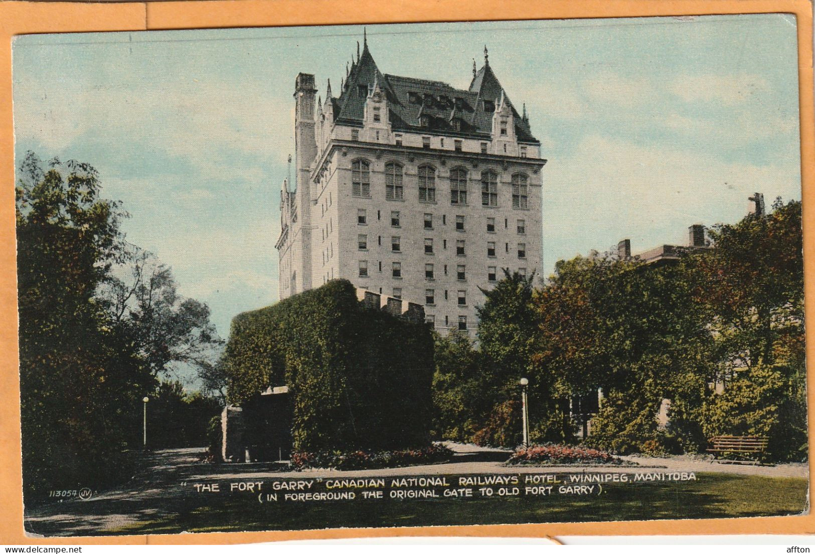 The Fort Garry Hotel Winnipeg Manitoba Canada Old Postcard - Winnipeg