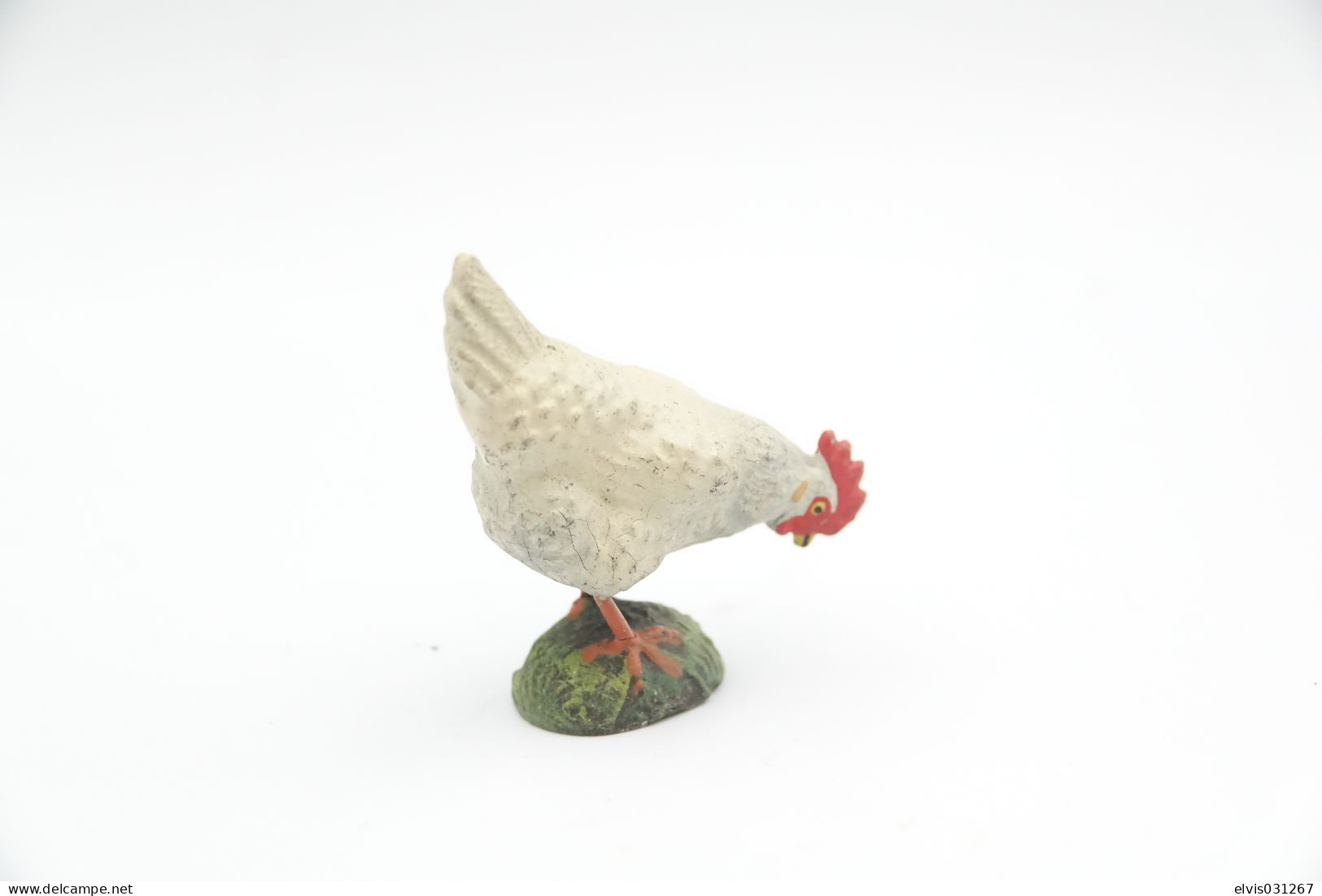 Elastolin, Lineol Hauser, Animals Chicken N°4051 , Vintage Toy 1930's - Figurines