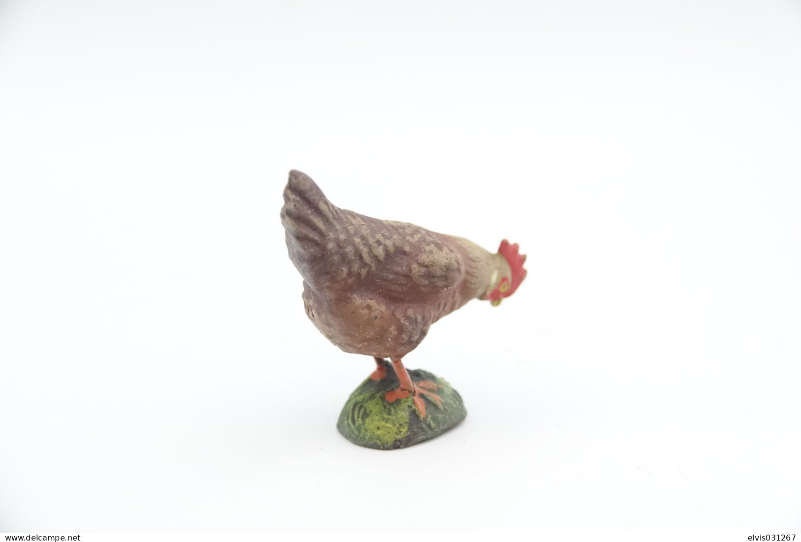 Elastolin, Lineol Hauser, Animals Chicken N°4051 , Vintage Toy 1930's - Beeldjes