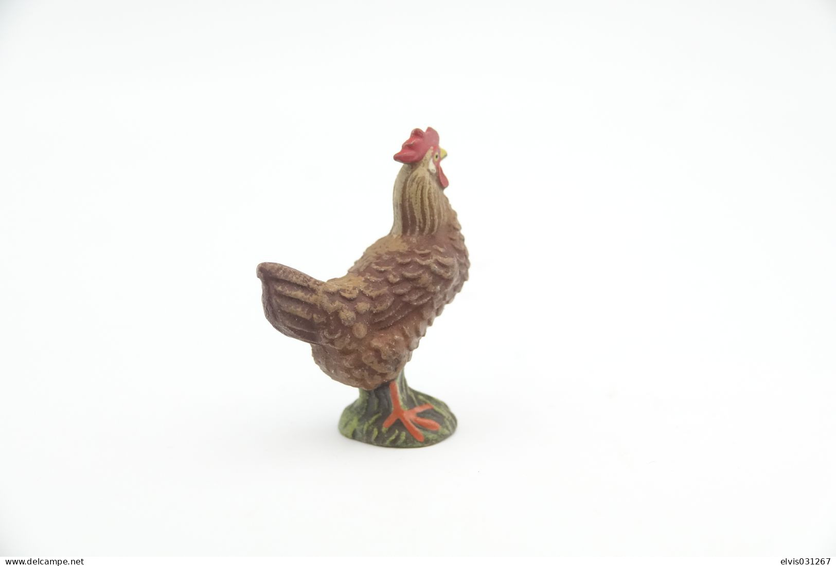 Elastolin, Lineol Hauser, Animals Chicken N°4051 , Vintage Toy 1930's - Small Figures