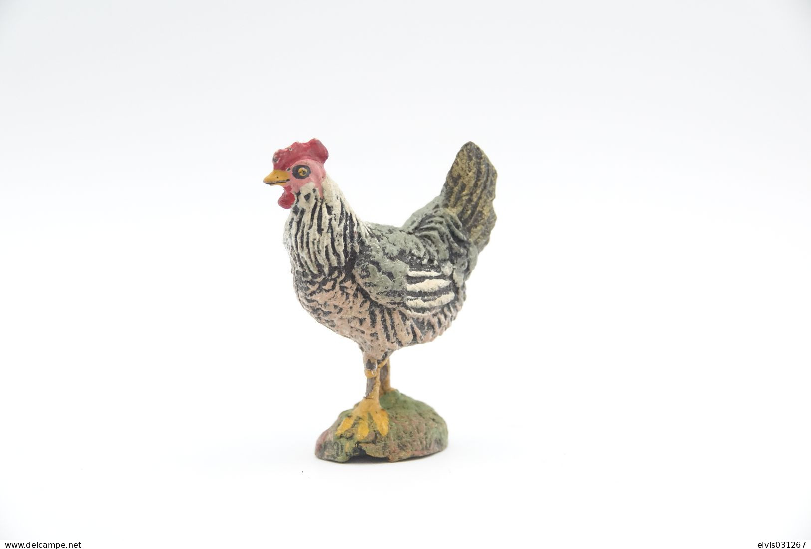 Elastolin, Lineol Hauser, Animals Chicken N°4051 , Vintage Toy 1930's - Figuren