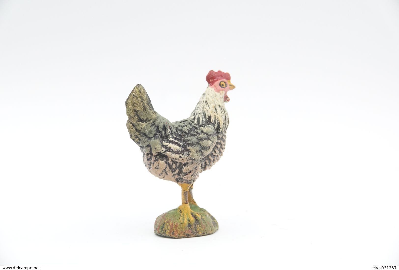 Elastolin, Lineol Hauser, Animals Chicken N°4051 , Vintage Toy 1930's - Beeldjes