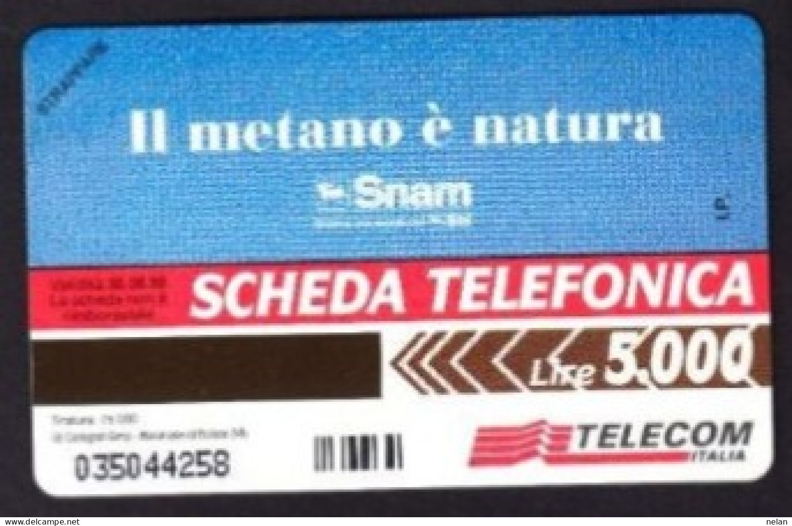 SCHEDA TELEFONICA - ITALIA - TELECOM - NUOVA - IL METANO E NATURA - Öff. Sonderausgaben