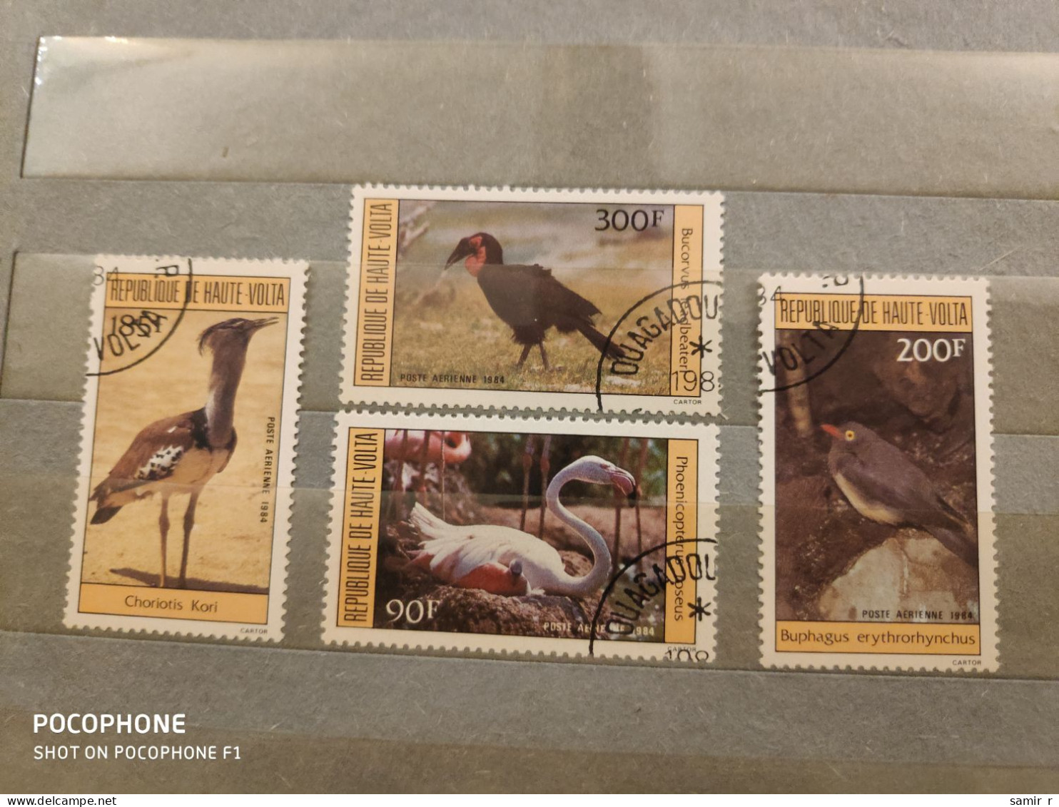 1984 Haute-Volta	Birds (F22) - Côte D'Ivoire (1960-...)