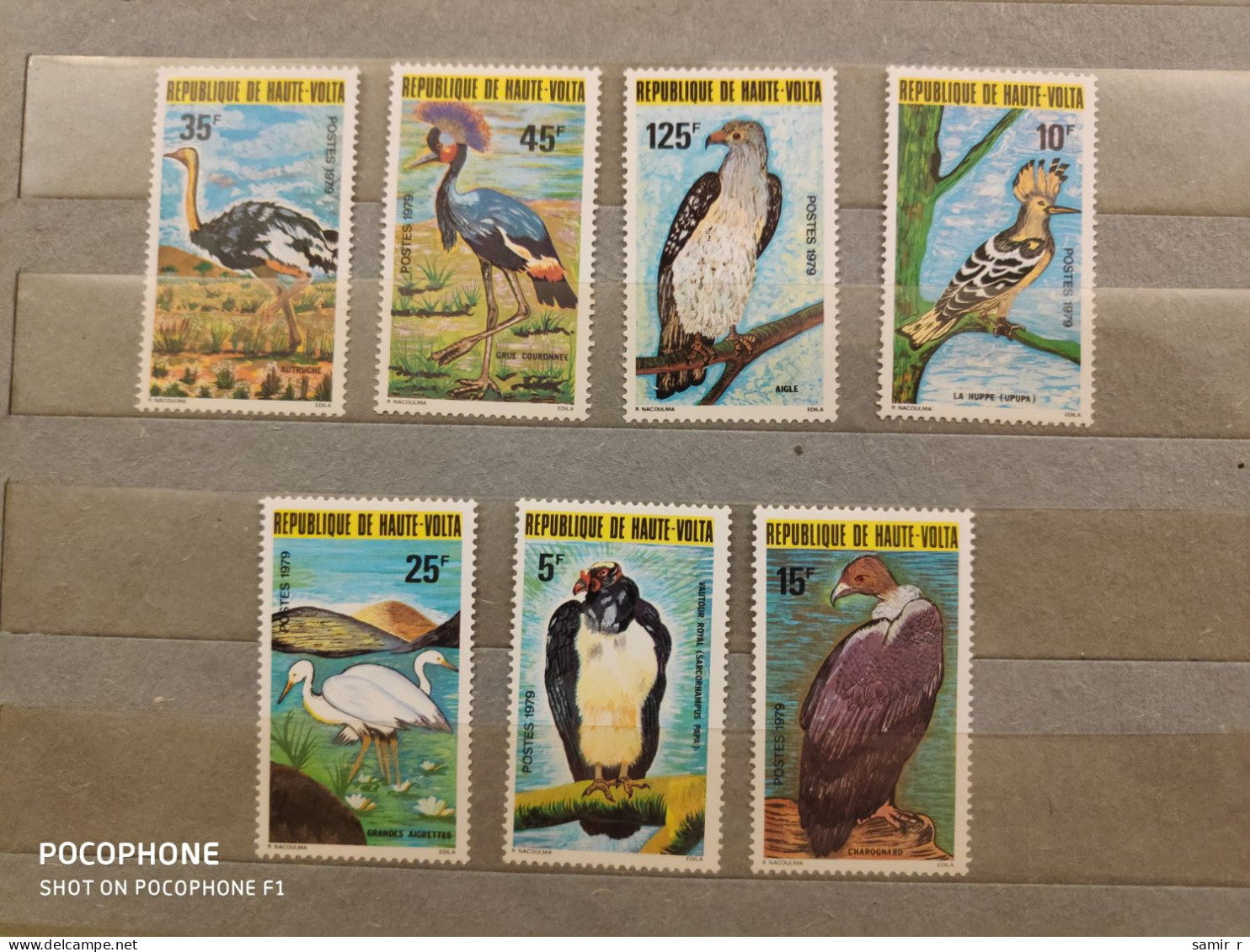 1979 Haute-Volta	Birds (F22) - Côte D'Ivoire (1960-...)