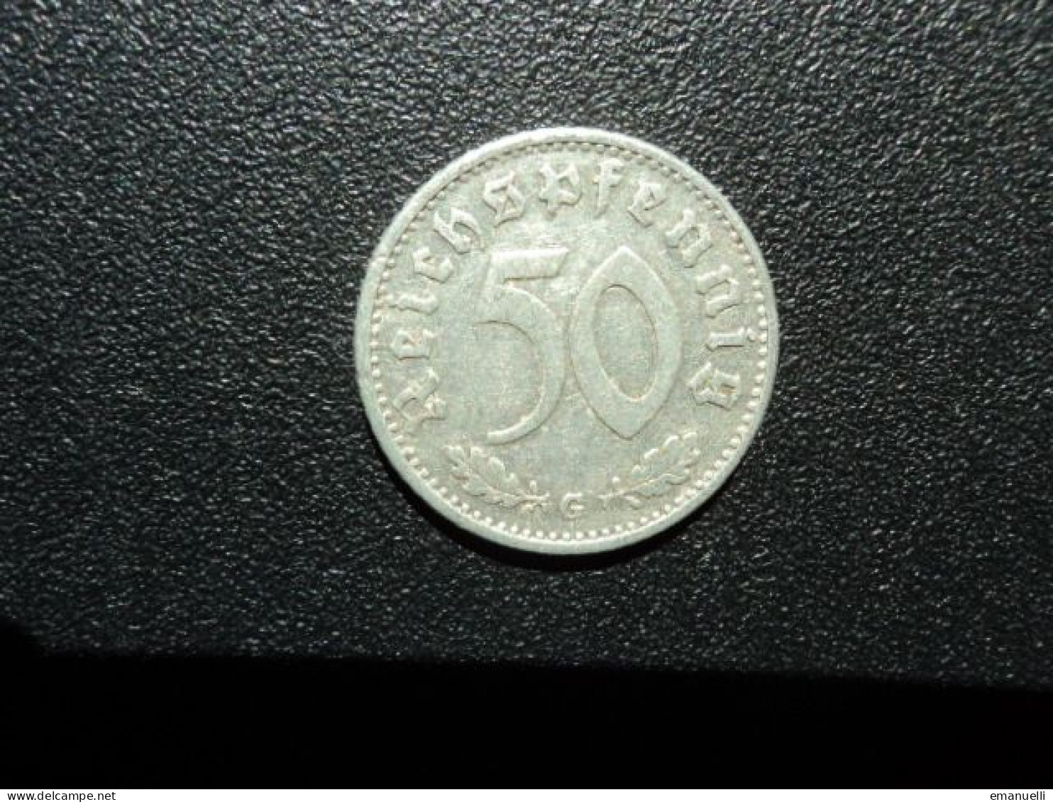 ALLEMAGNE : 50 REICHSPFENNIG  1935 G   KM 87    TTB * - 50 Reichspfennig