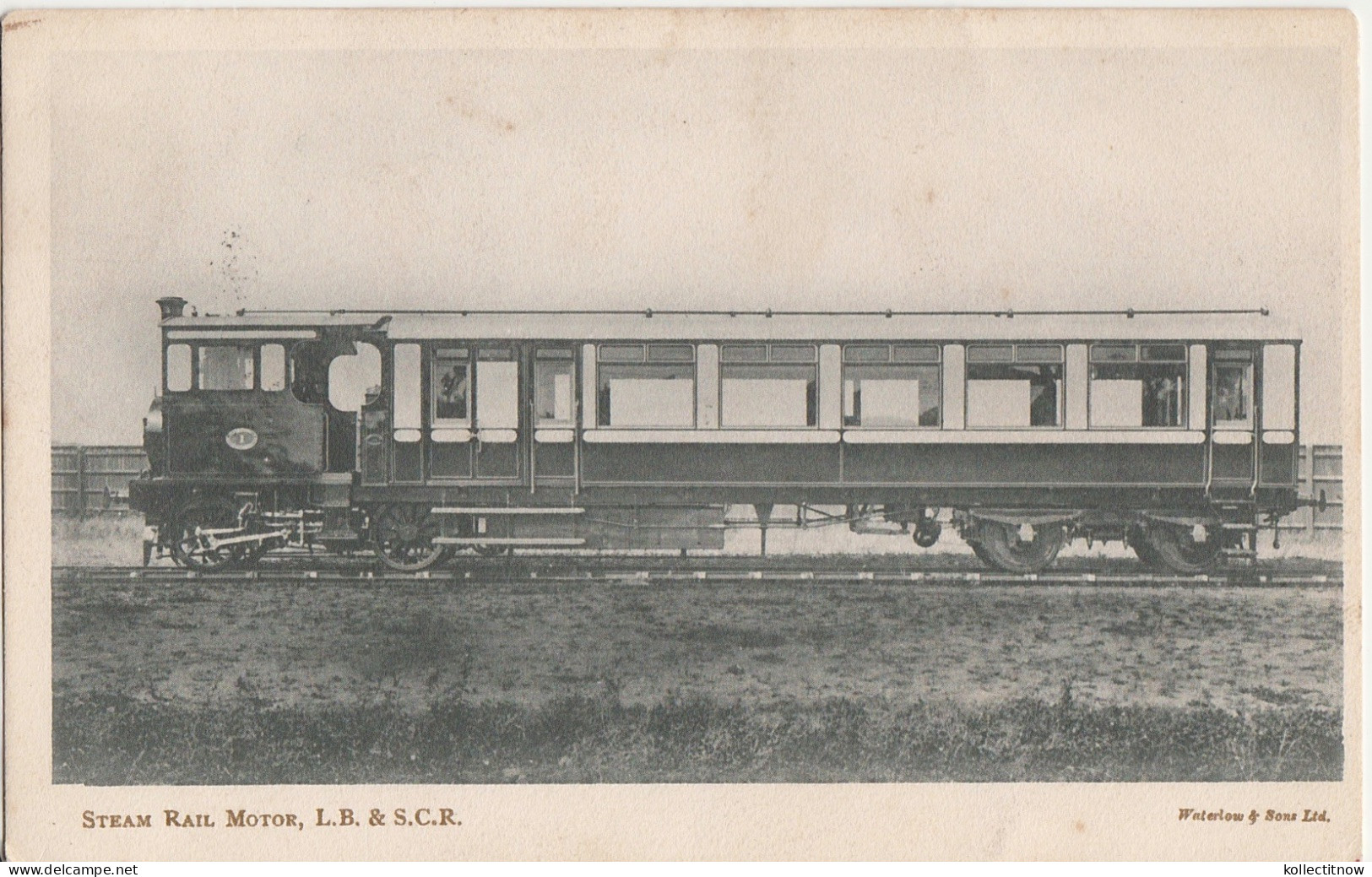 STREAM RAIL MOTOR - LB & SCR By WATERLOW & Son - 1906 - Opere D'Arte