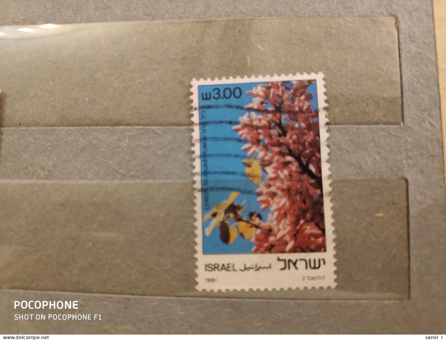 1981 Israel Flowers (F22) - Usati (senza Tab)