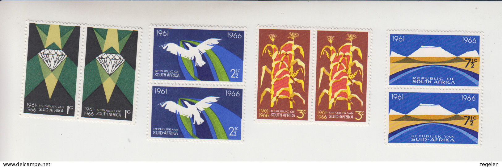 Zuid-Afrika Michel-cat . 348/355 4 Paren ** - Unused Stamps