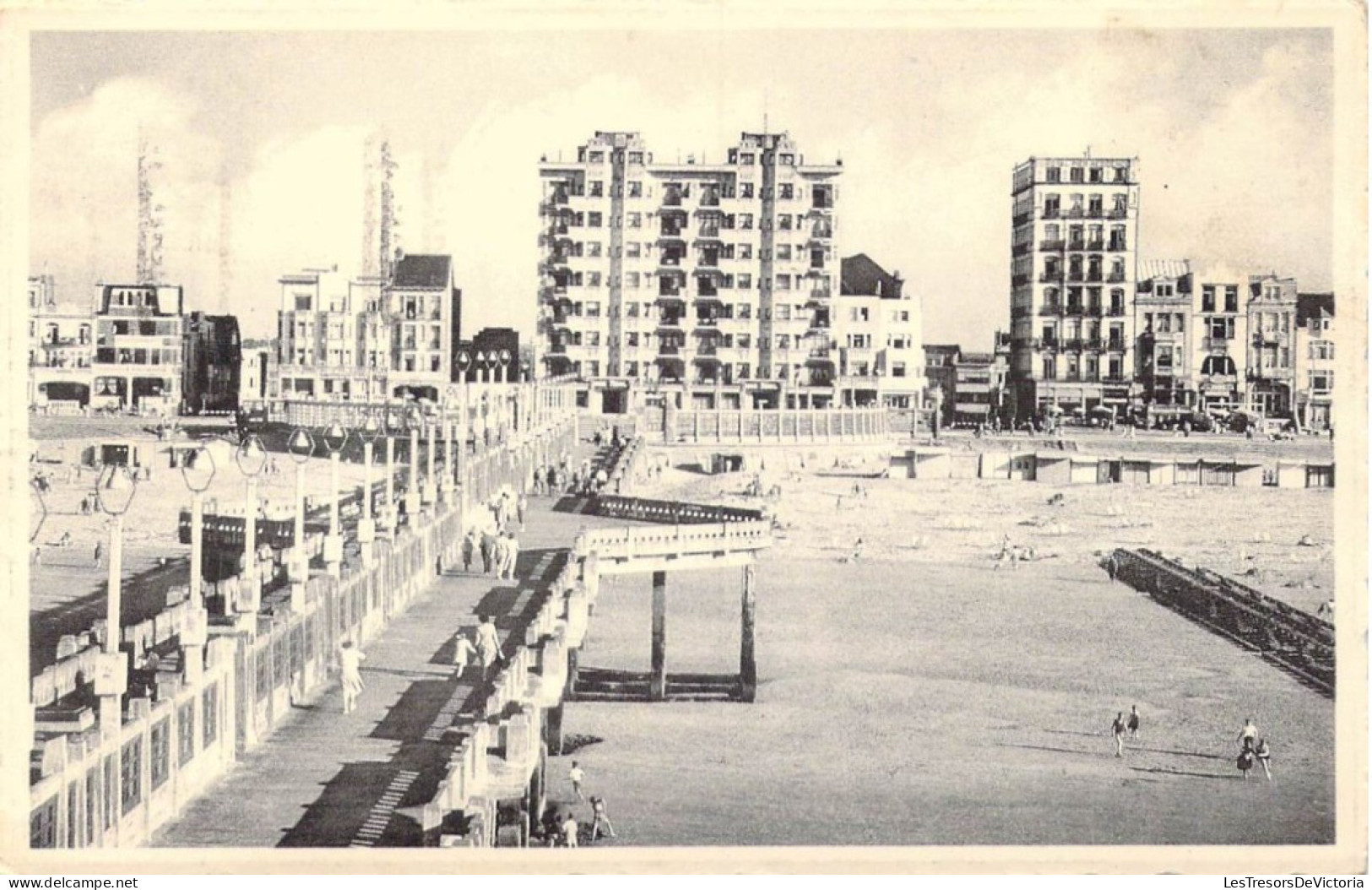 BELGIQUE - Blankenberge - Le Pier Et La Digue - Carte Postale Ancienne - Blankenberge