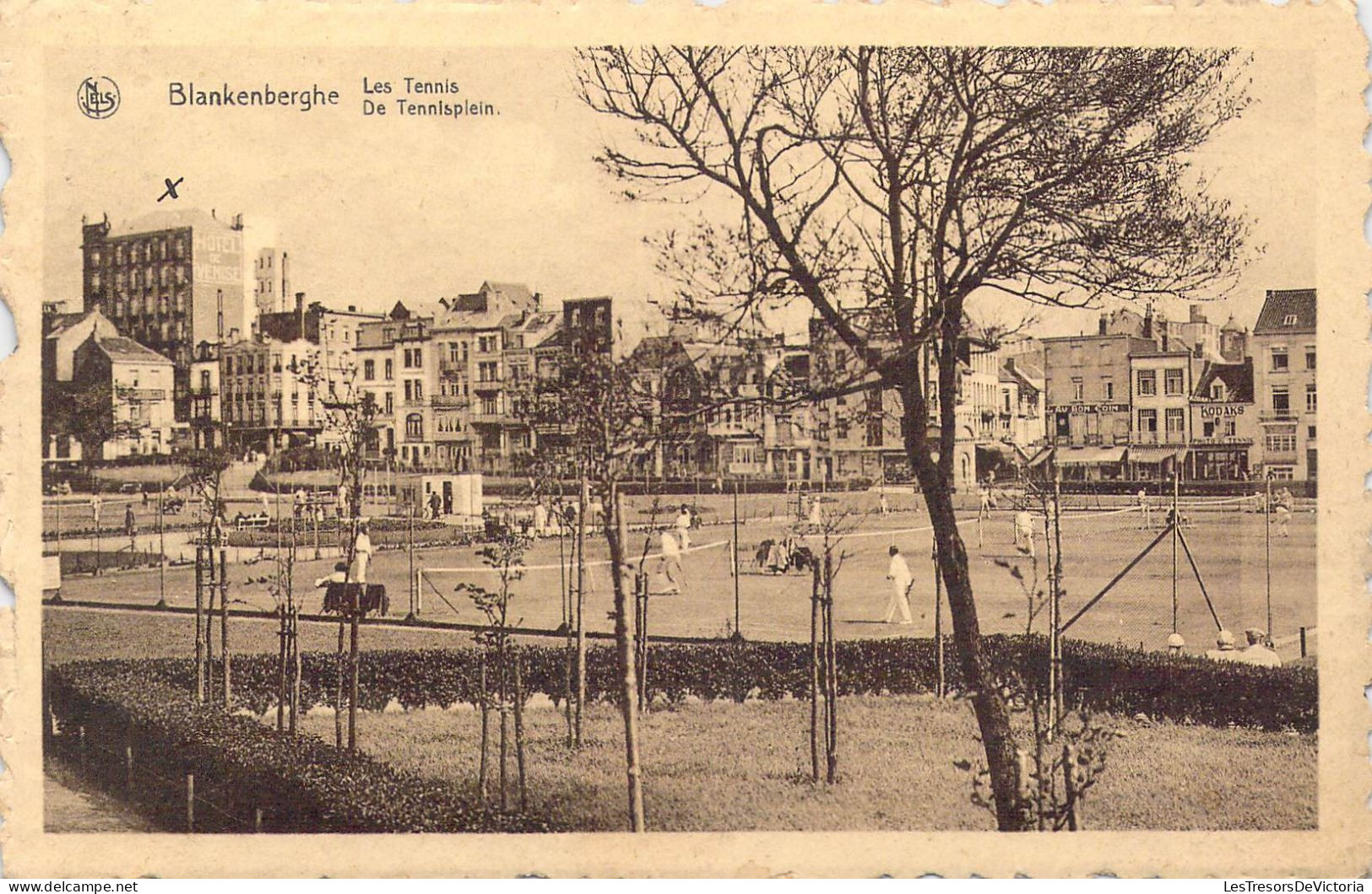 BELGIQUE - Blankenberge - Les Tennis - Carte Postale Ancienne - Blankenberge