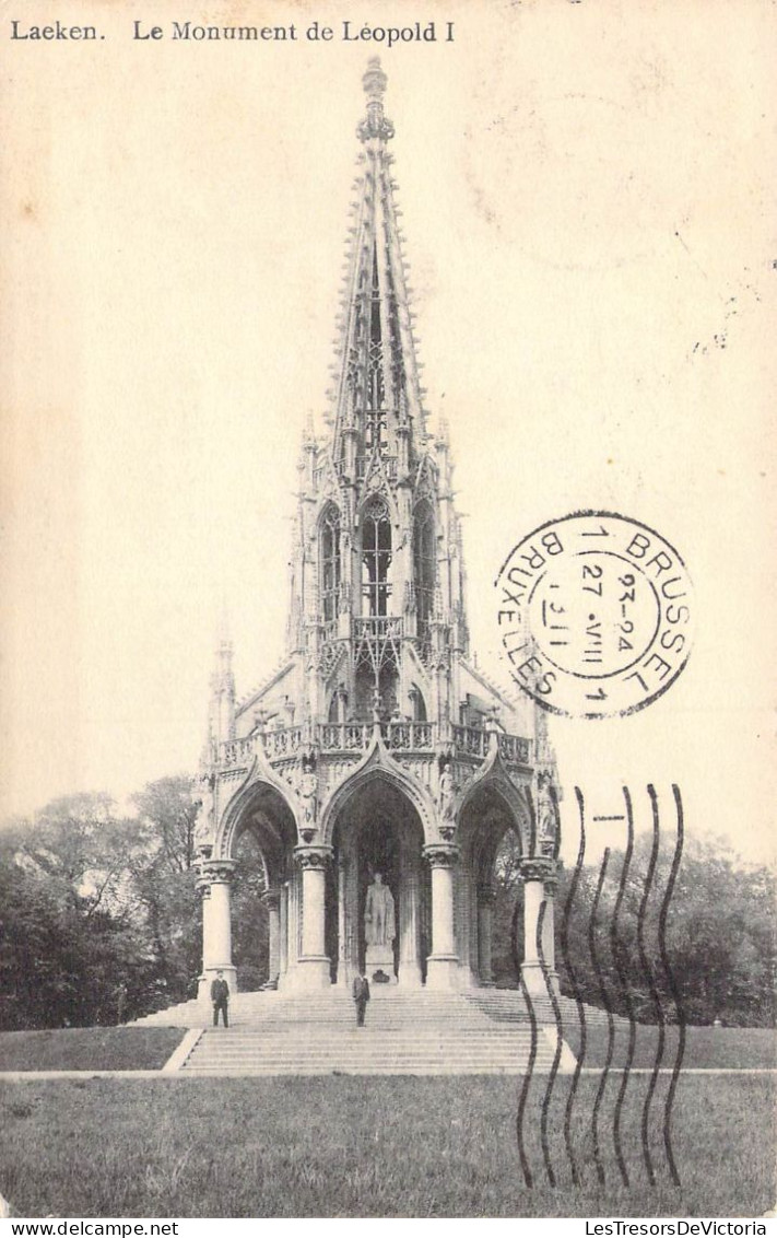 BELGIQUE - Bruxelles - Laeken - Le Monument Léopold I - Carte Postale Ancienne - Monuments, édifices