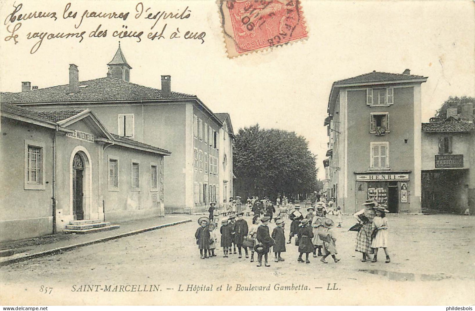 ISERE   SAINT MARCELLIN Hopital Et Boulevard Gambetta - Saint-Marcellin