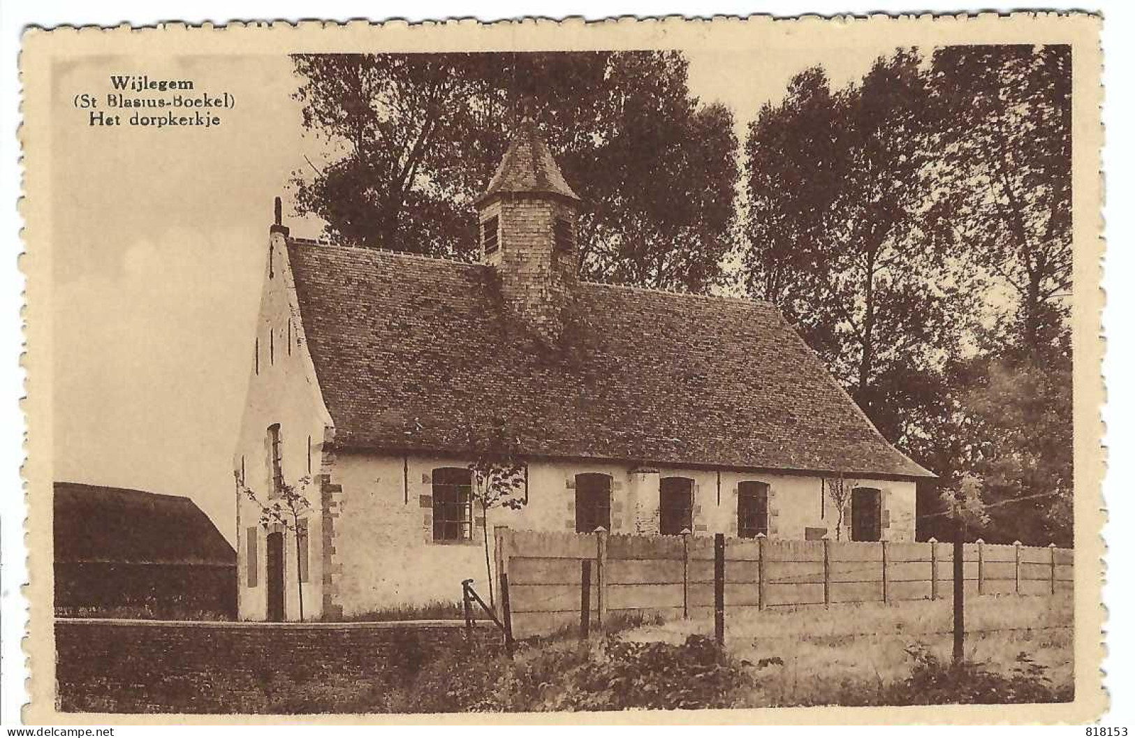 Wijlegem  (St.Blasius-Boekel)  Het Dorpkerkje - Zwalm