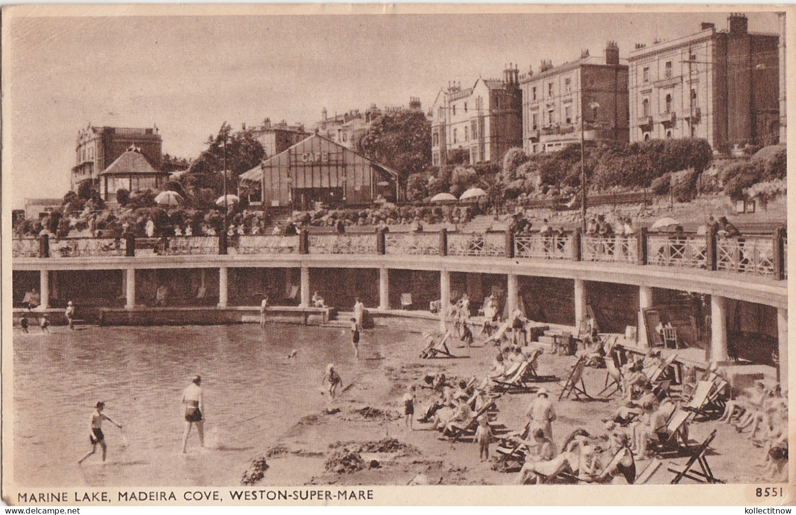 MARINE LAKE - MADEIRA COVE - WESTON SUPER MARE - Weston-Super-Mare