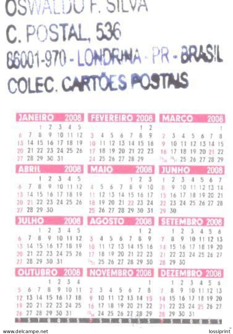 Pocket Calendar, Football Gentleman, 2008 - Petit Format : 2001-...