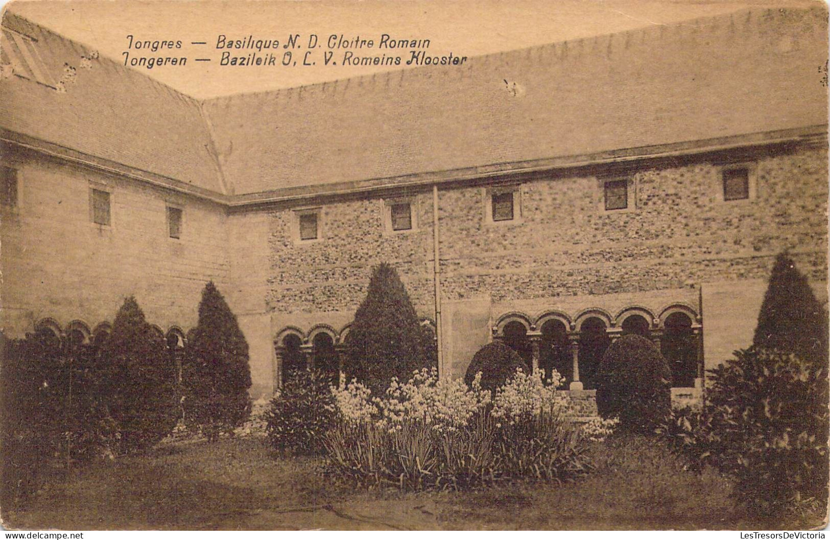 BELGIQUE - Tongres - Basilique N.D. Cloitre Romain - Carte Postale Ancienne - Tongeren