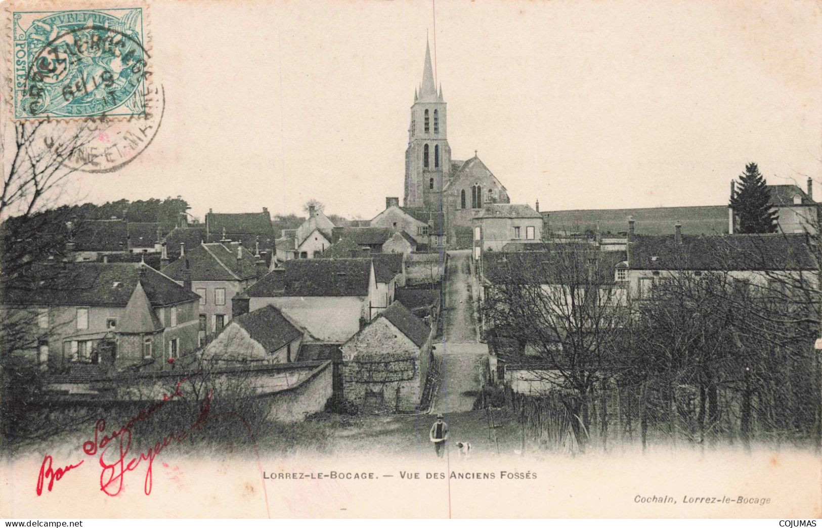 77 - LORREZ LE BOCAGE - S20398 - Vue Des Anciens Fossés - Lorrez Le Bocage Preaux