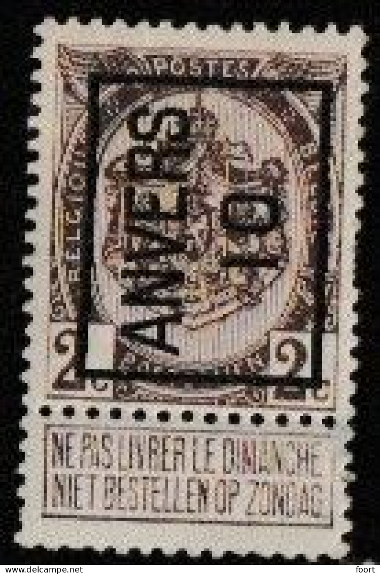 Antwerpen 1910  Typo Nr. 14A - Sobreimpresos 1906-12 (Armarios)