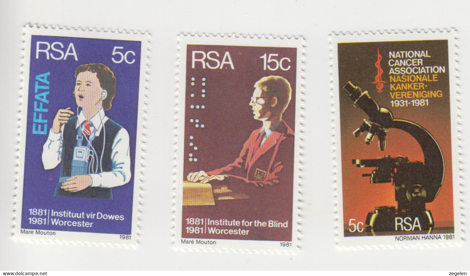 Zuid-Afrika Michel-cat . 587/589 ** - Unused Stamps