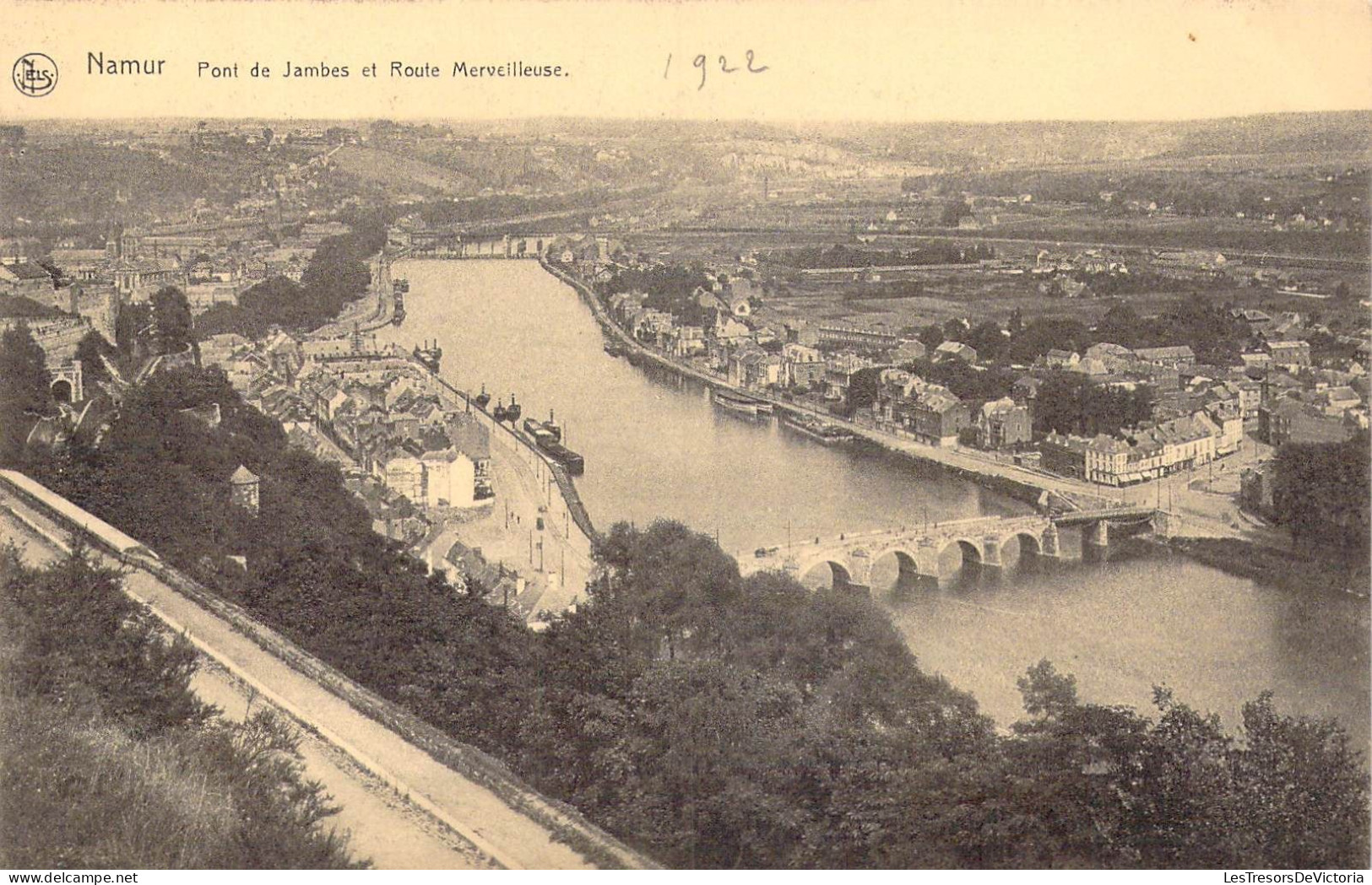 BELGIQUE - Namur - Pont De Jambes Et Route Merveilleuse - Carte Postale Ancienne - Namen