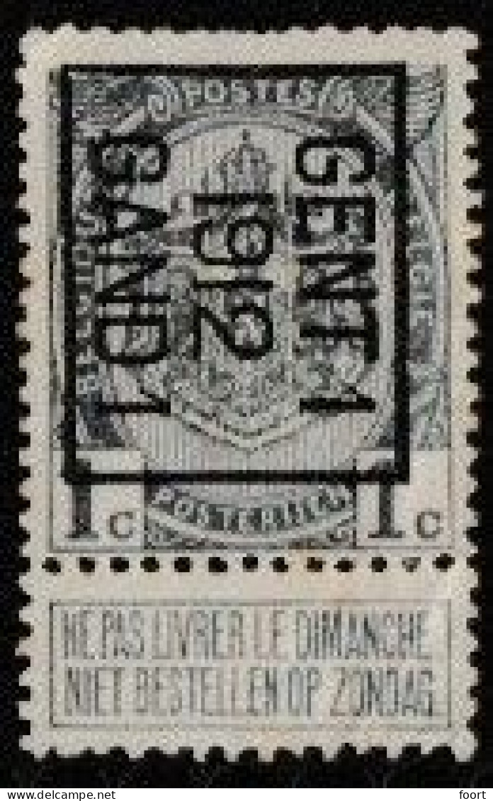 Gent 1912  Typo Nr. 22B - Typo Precancels 1906-12 (Coat Of Arms)