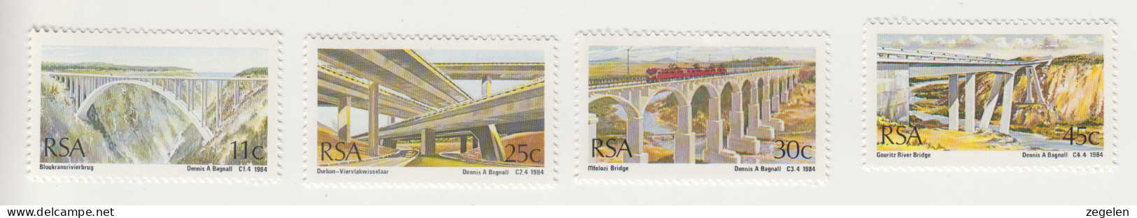 Zuid-Afrika Michel-cat . 651/654 ** - Unused Stamps