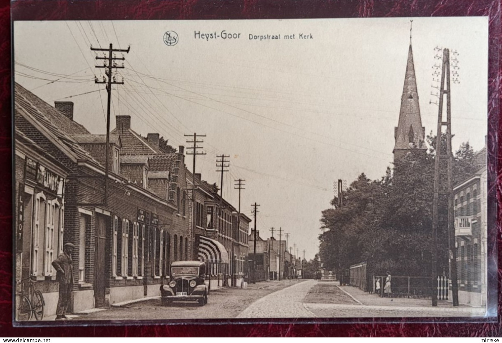 @J@  -  HEYST - GOOR  -  Dorpstraat Met Kerk  -  Zie / Voir Scan's - Heist-op-den-Berg