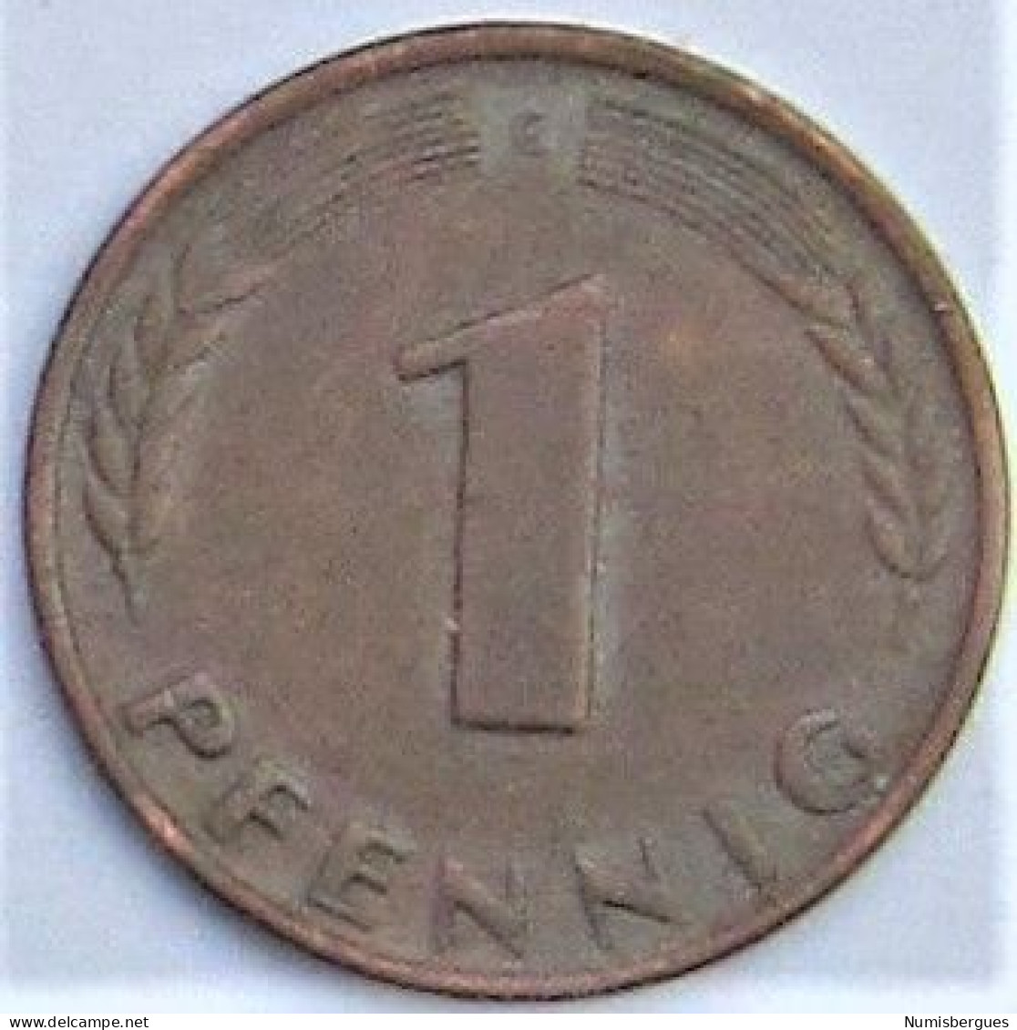 Pièce De Monnaie 1 Pfennig 1949 G - 1 Pfennig