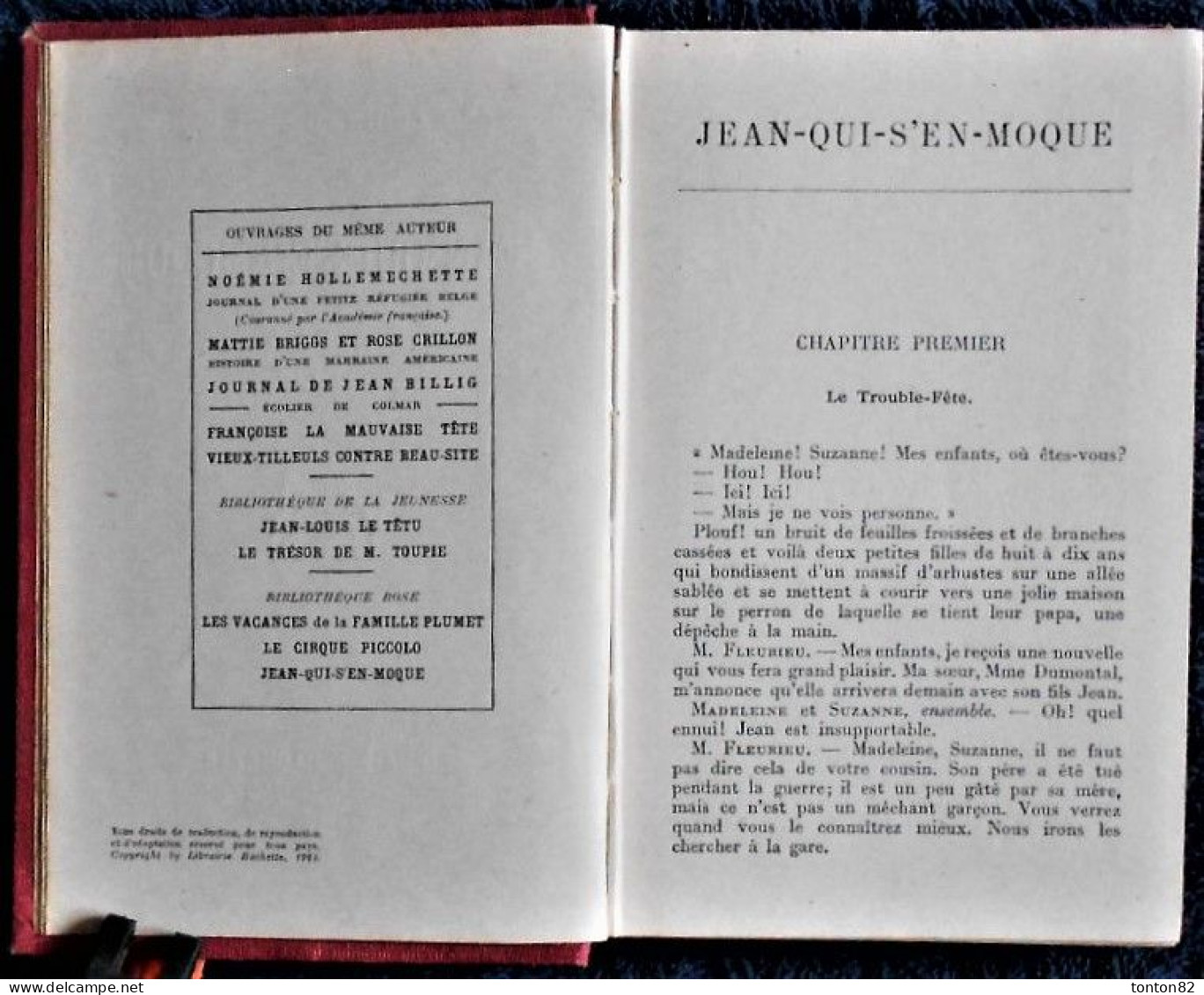 Magdeleine Du Genestoux - Jean-qui-s'en-moque - Bibliothèque Rose Illustrée - ( 1925 ) - - Bibliothèque Rose