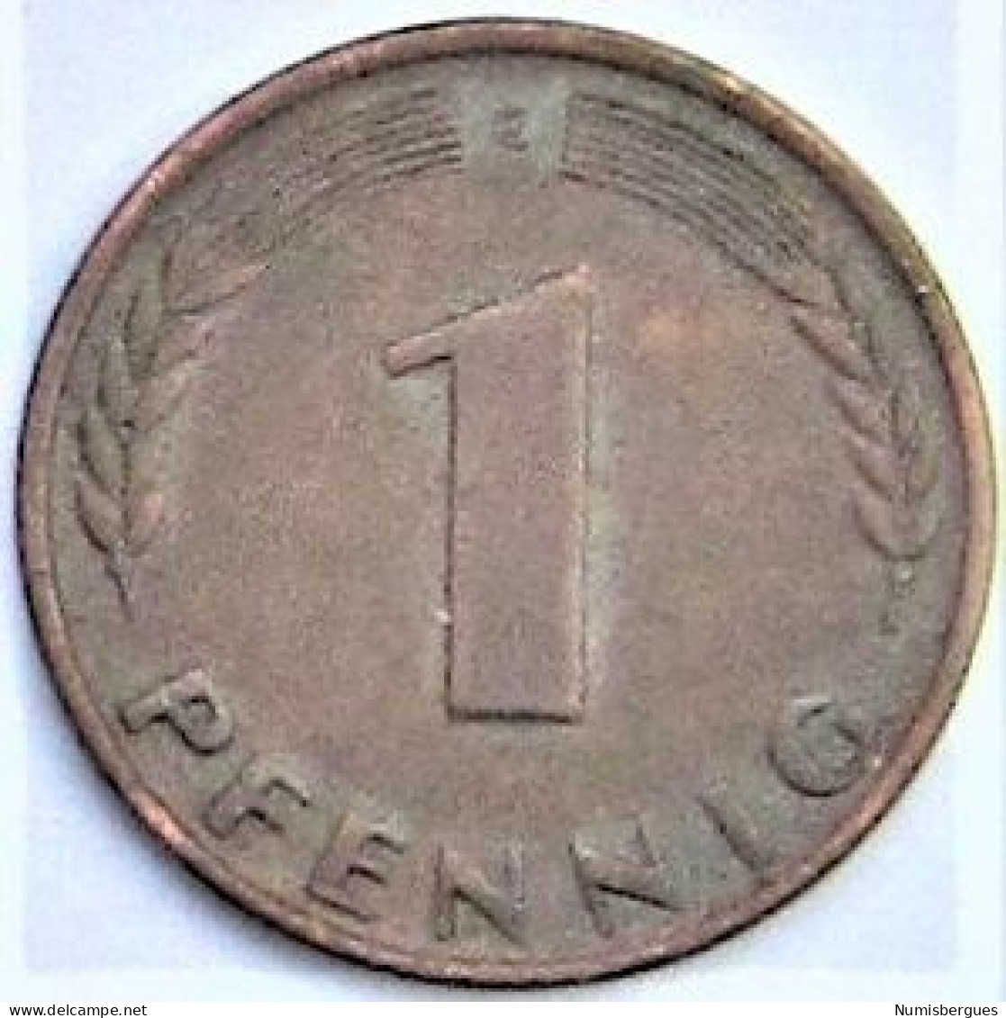 Pièce De Monnaie 1 Pfennig 1950 D (2) - 1 Pfennig