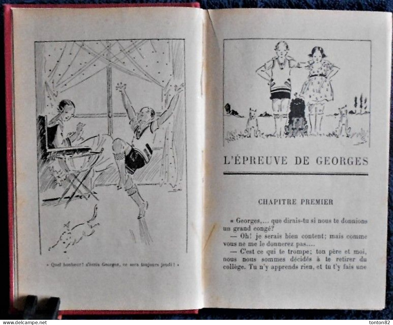 Pierre Coulevain - L'épreuve De Georges - Bibliothèque Rose Illustrée - ( 1933 ) - - Bibliothèque Rose