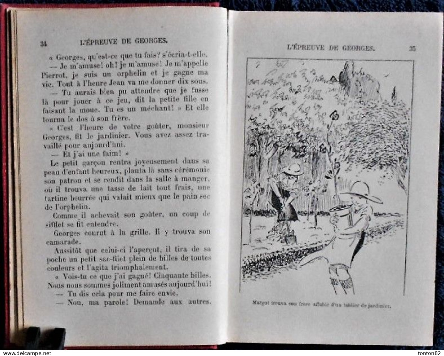 Pierre Coulevain - L'épreuve de Georges - Bibliothèque Rose Illustrée - ( 1933 ) -