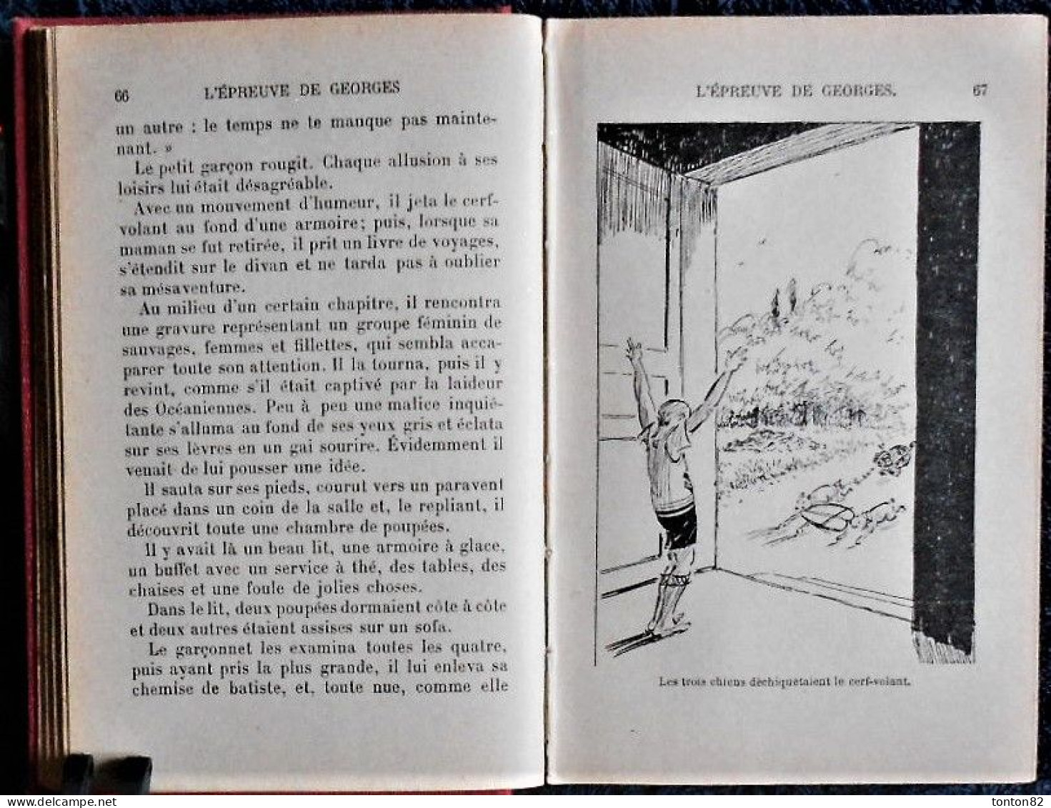 Pierre Coulevain - L'épreuve de Georges - Bibliothèque Rose Illustrée - ( 1933 ) -