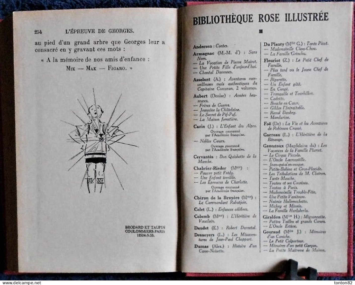 Pierre Coulevain - L'épreuve de Georges - Bibliothèque Rose Illustrée - ( 1933 ) -