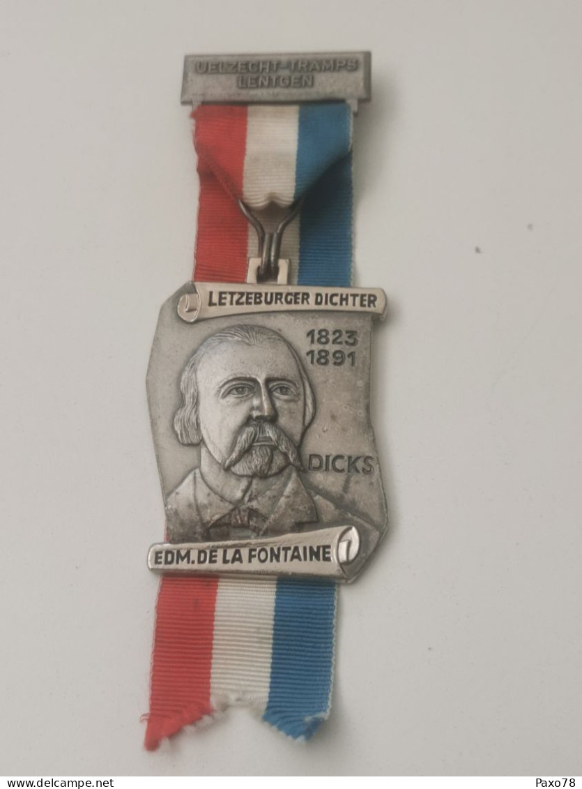 Luxembourg Médaille, Uelzecht Tramps Lentgen, Dicks - Andere & Zonder Classificatie