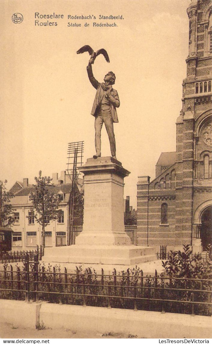 BELGIQUE - Roulers - Statue De Rodenbach - Carte Postale Ancienne - Röselare