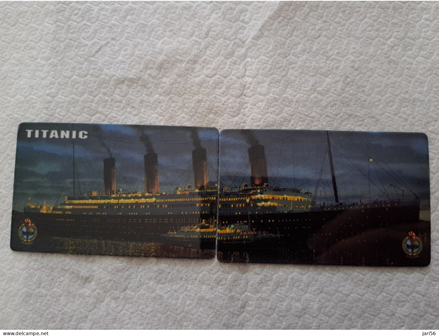 GREAT BRITAIN /20 UNITS / TITANIC/ PUZZLE   PREPAID  2CARDS / LIMITED EDITION/ MINT  **14468** - Collections