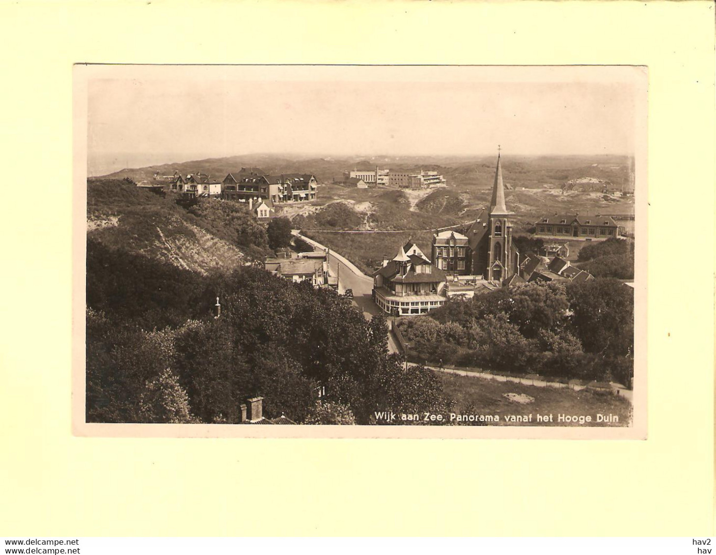 Wijk Aan Zee Panorama Vanaf Hooge Duin 1947 ST003 - Wijk Aan Zee