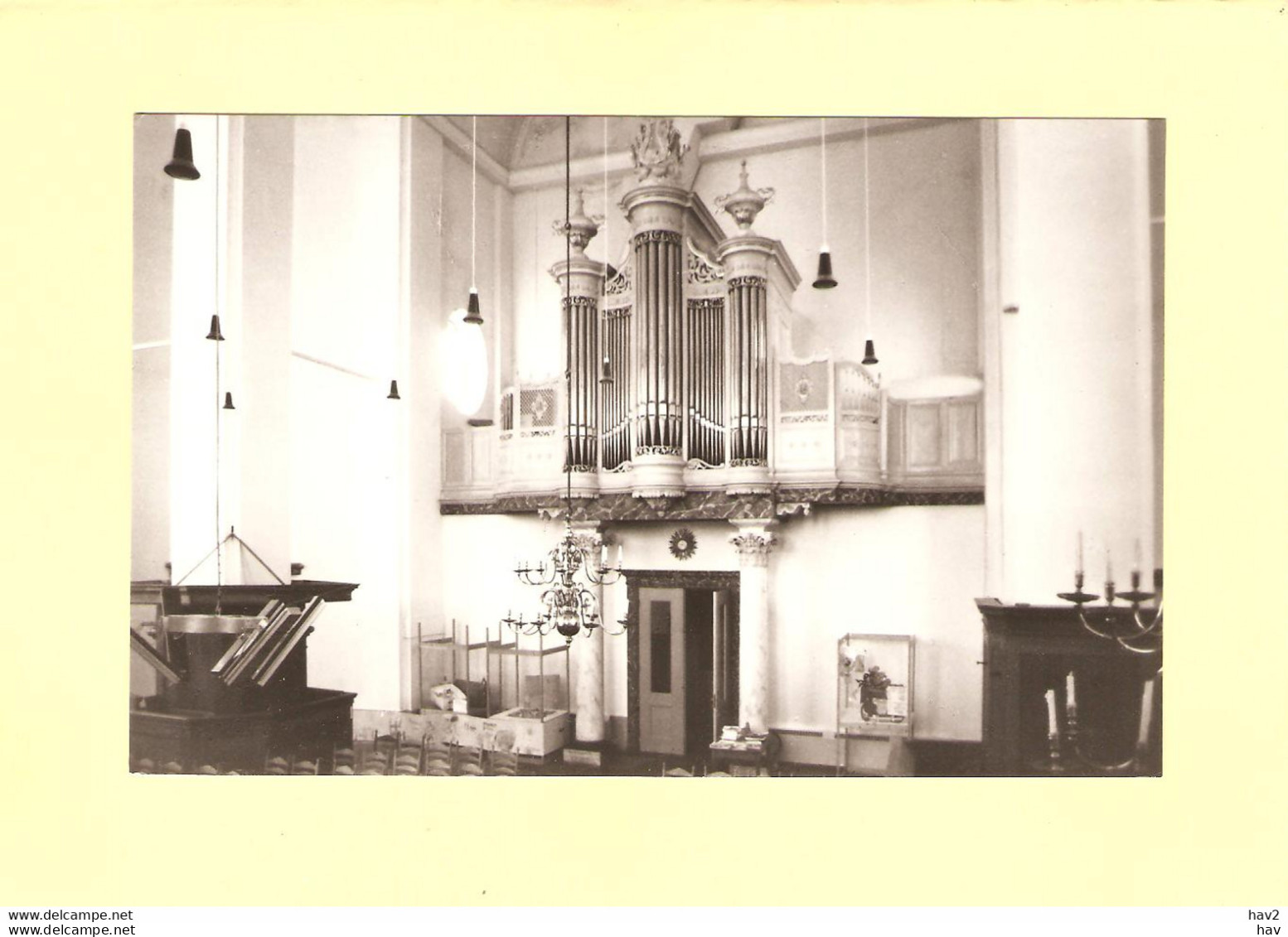 Westzaan Interieur En Orgel Hervormde Kerk RY41972 - Zaanstreek