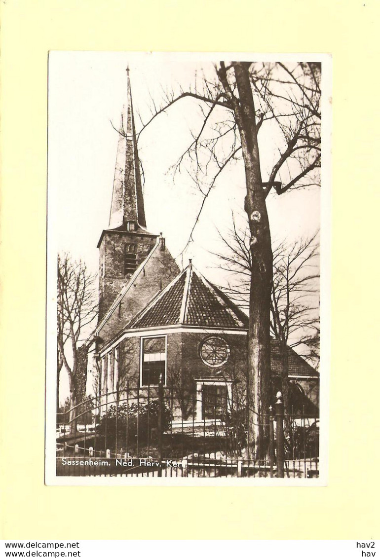 Sassenheim Gezicht Op NH Kerk1949 RY41913 - Sassenheim