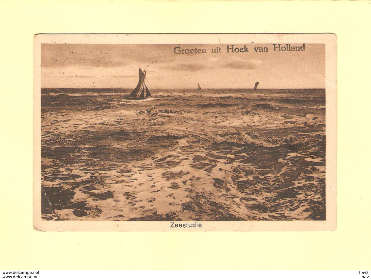 Hoek Van Holland Zeestudie 1928 RY41834 - Hoek Van Holland