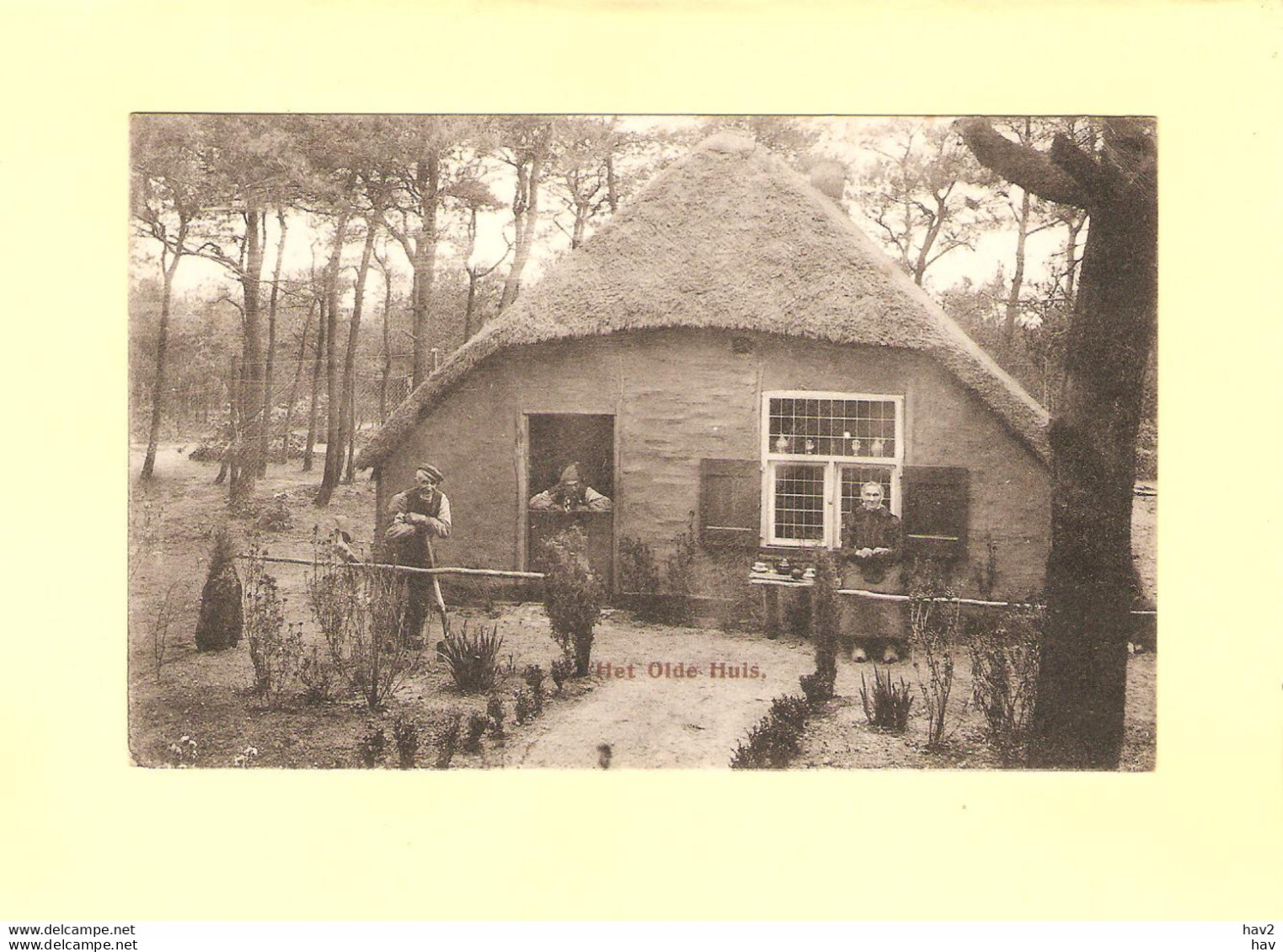 Epe Bewoners Bij Olde Huis 1918 RY41719 - Epe