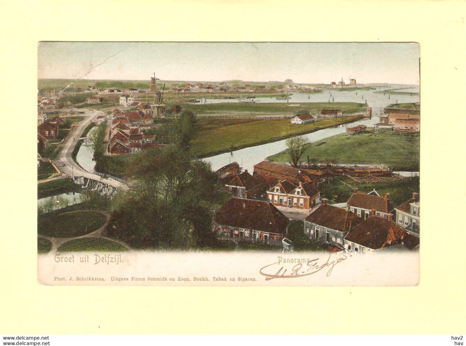 Delfzijl Panorama, Molen 1903 A264 - Delfzijl