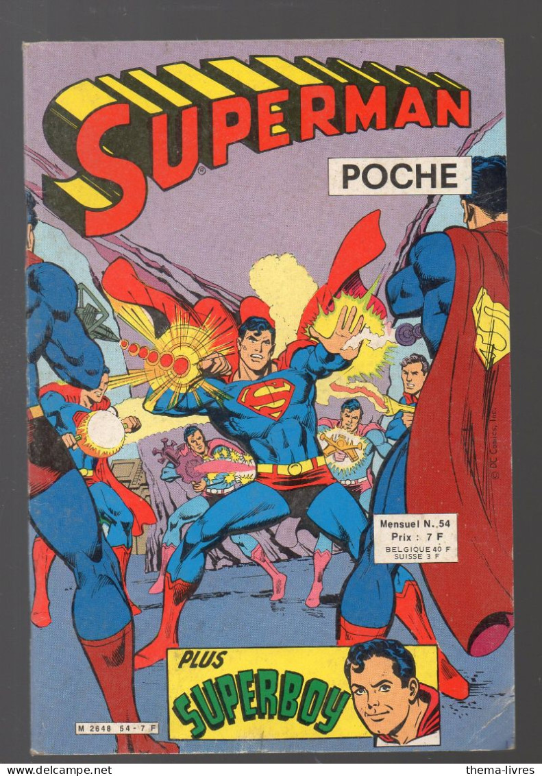 (BD) Superman Poche N°54   1982 (CAT6403/54) - Superman