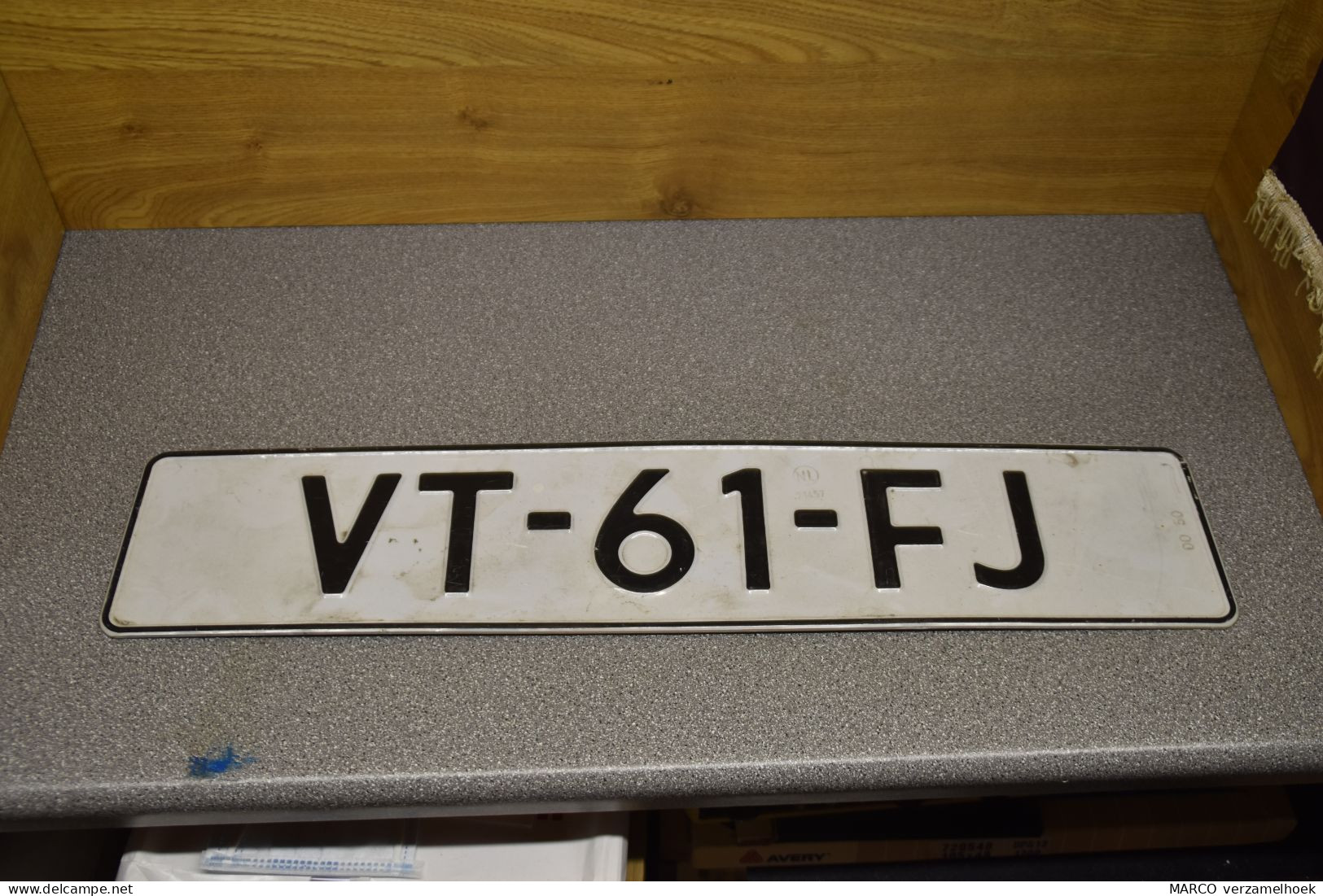 License Plate-nummerplaat-Nummernschild Nederland NL Reguliere Aanhanger-kentekenplaat Oud-old - Plaques D'immatriculation